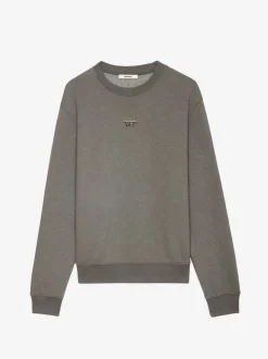 Outlet Zadig & Voltaire Simba Sweatshirt Mediumgrey